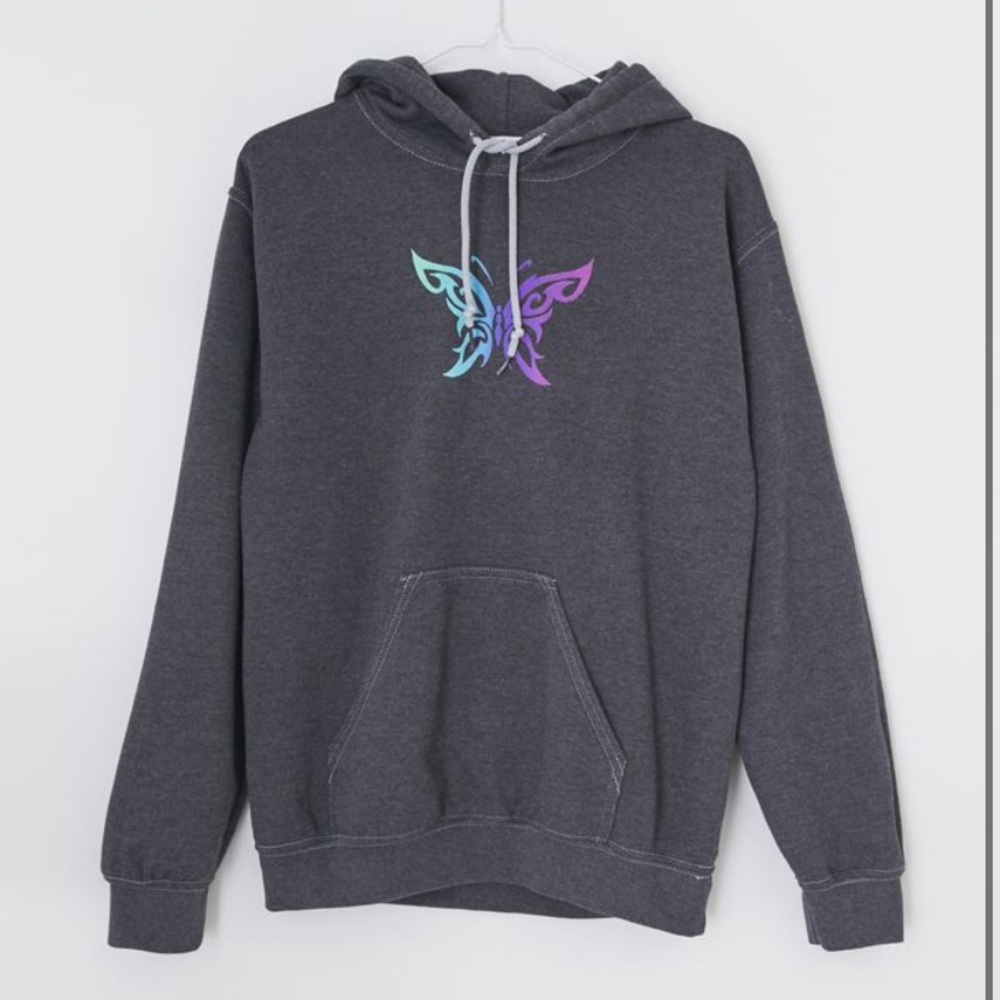 Future State neon butterfly hoodie